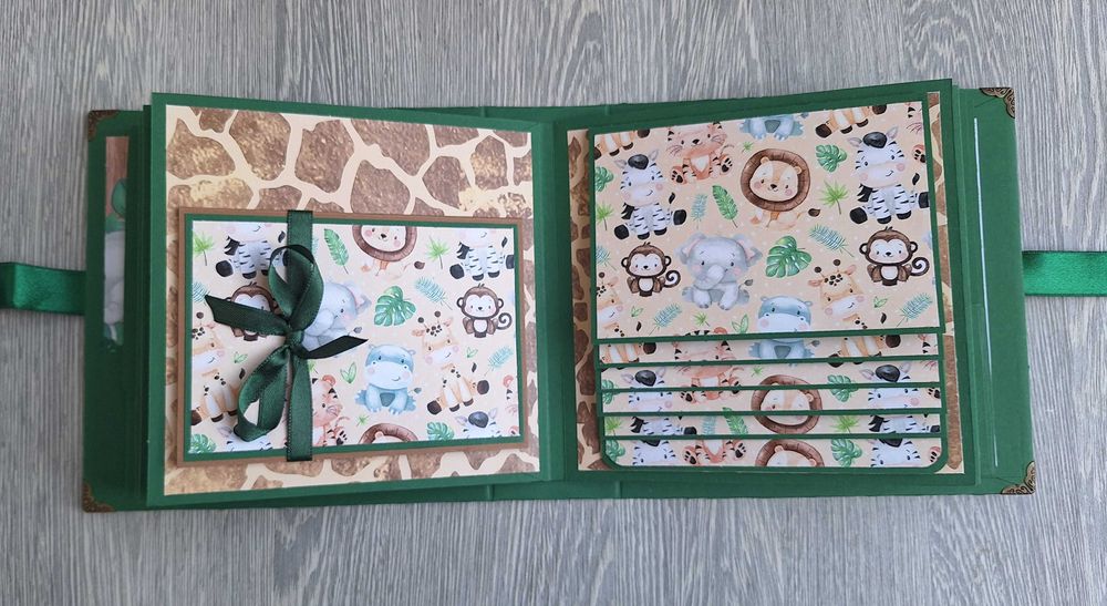 Подаръчен комплект "Джунгла" за момче, ръчна изработка /50.8