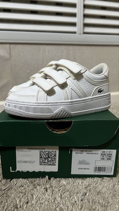 Lacoste детские кеды