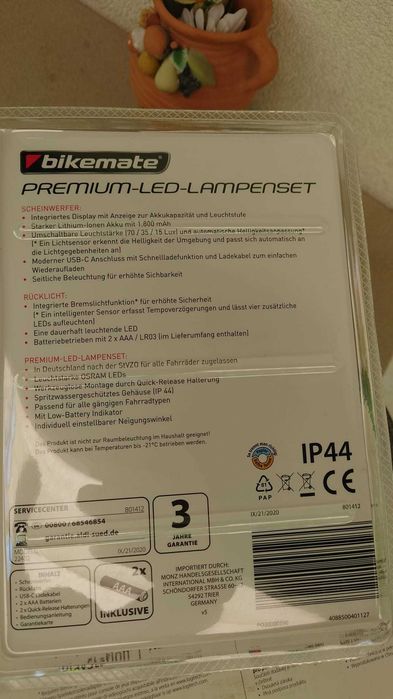 Bikemate Premium LED Set Lampi Bicicleta