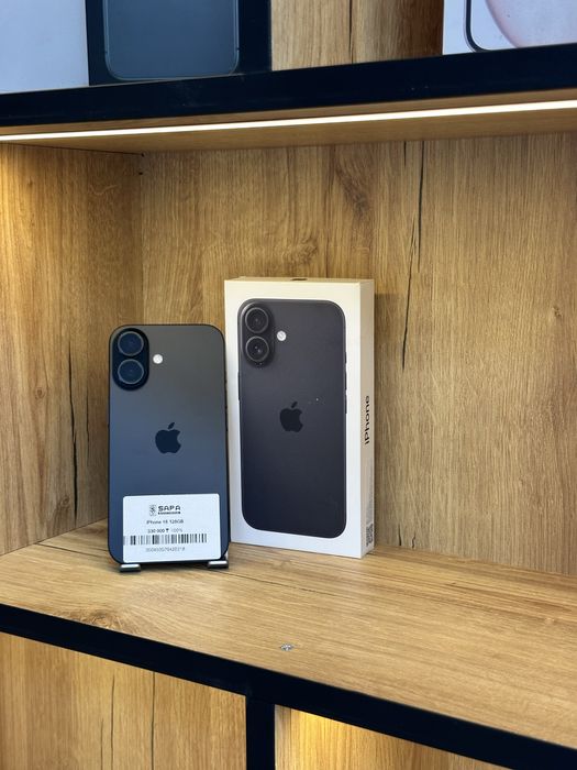 айфон 16 черный 100%