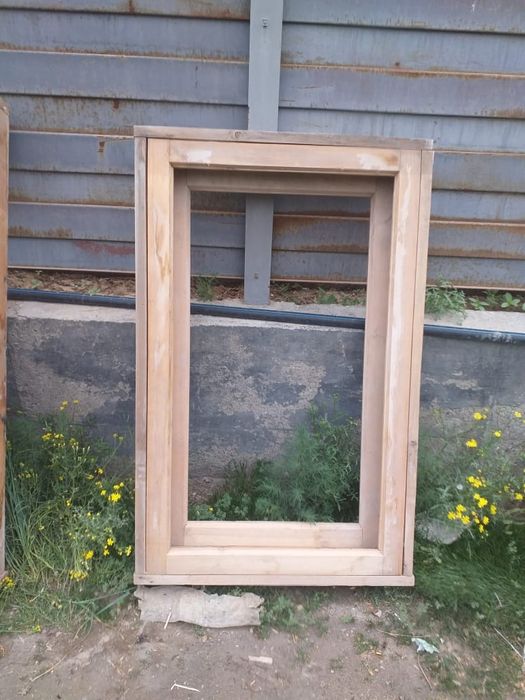 Окно,дверь деревянные новые