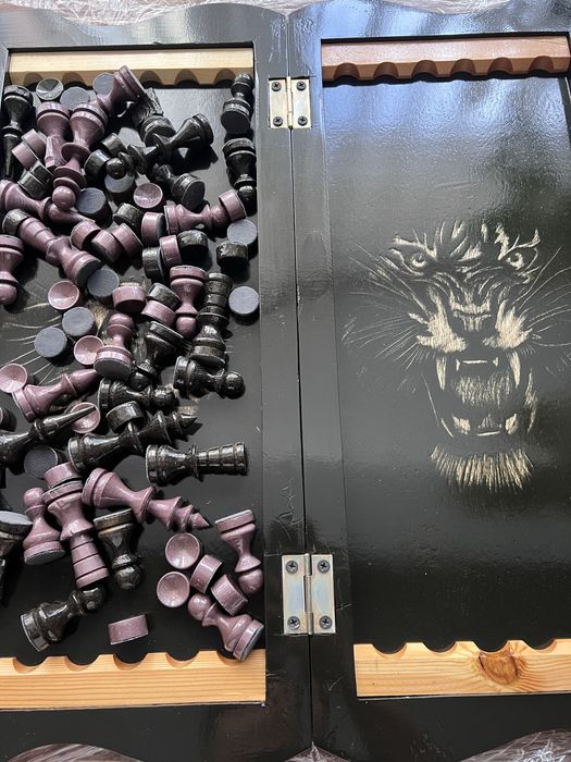 Набор 2 в 1 нарды+шахматы