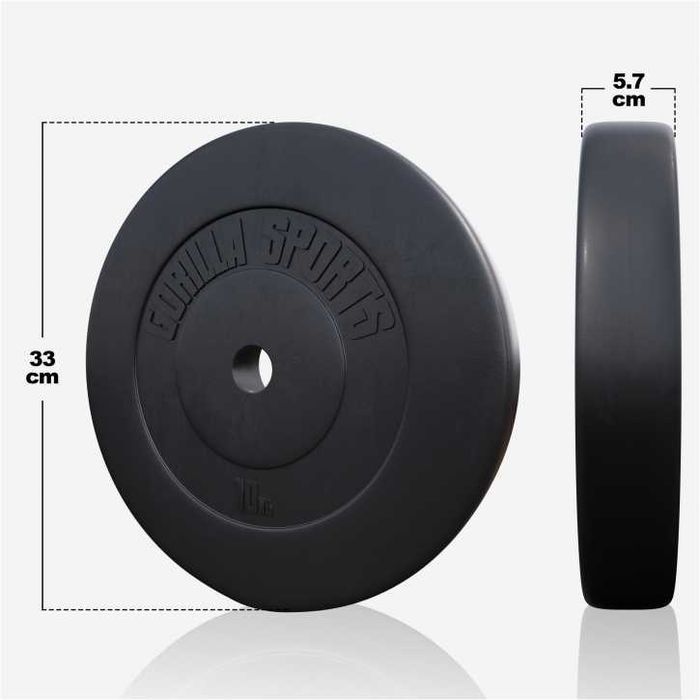 *Set ciment piept + gantere 130kg