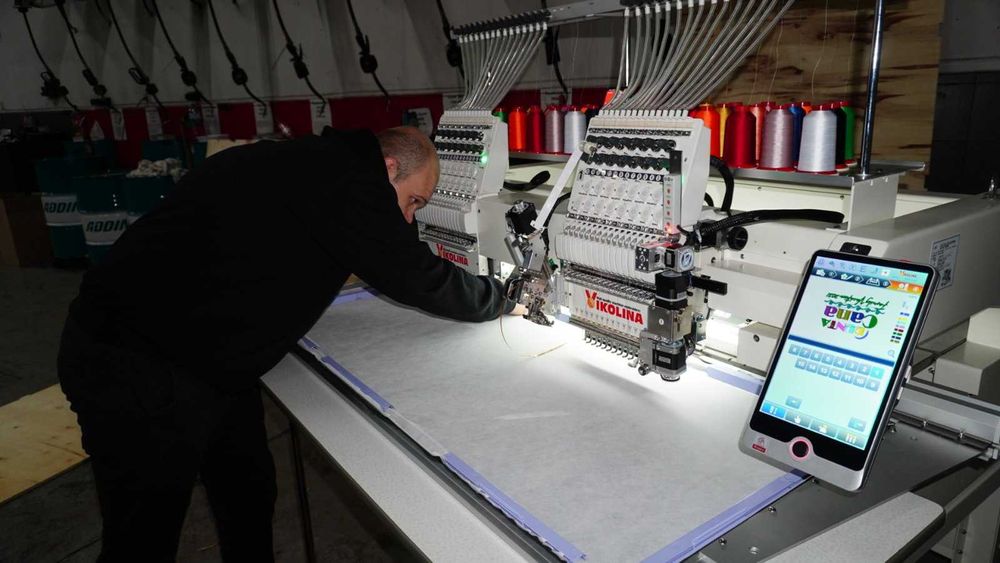 Бродировъчна машина Двуглава 600 мм. х 500 мм. + застъпване