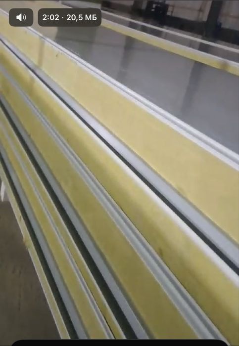 Сэндвич  панели стеновой  монтаж