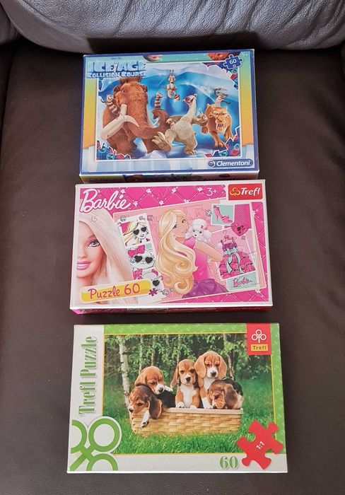 Puzzle Ravensburger Clementoni Trefl 50-60 bucati 5-6-7 ani