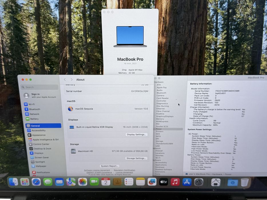 MacBook Pro 16" M1 Max 32GB 1TB Space Gray