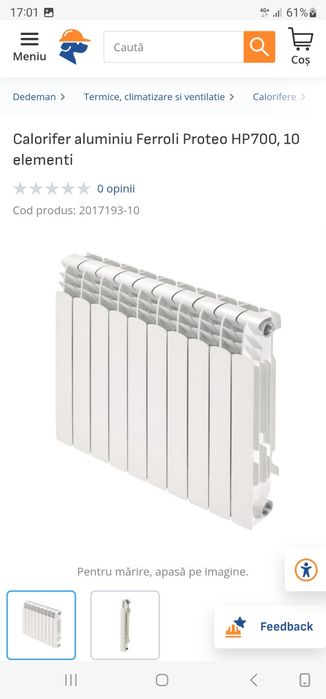 Calorifere aluminiu hp 700