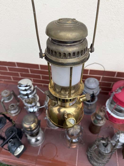 Lampa gaz cfr petromax tren felinar