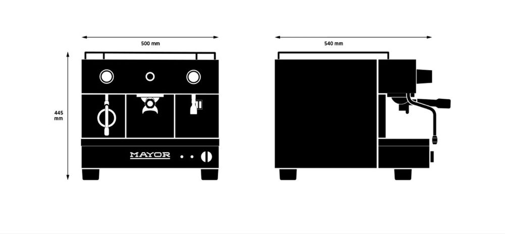 Професионална кафемашина MAYOR P 1Gr