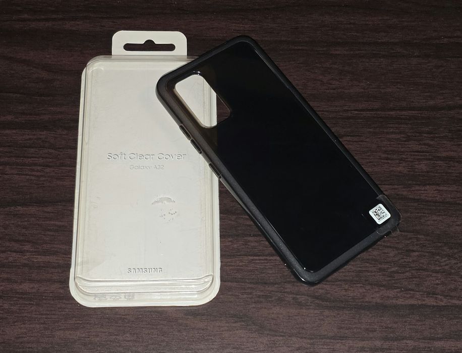 Husa silicon originala Samsung Soft Clear Cover Galaxy A32 4G A325