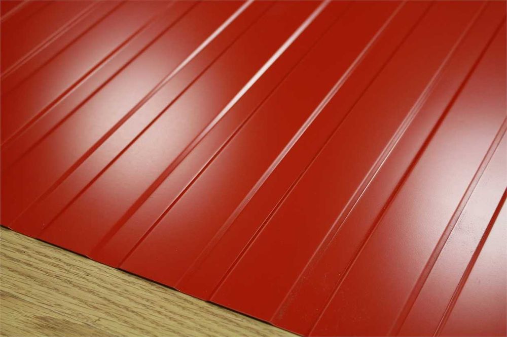 Облицовъчна пластифицирана трапецовидна ламарина TR2x60-1200