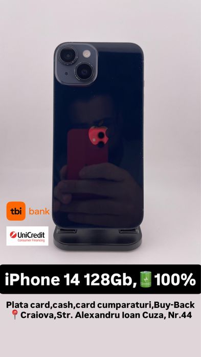 iPhone 14 128Gb,zero cicluri |•| G Store Mobile