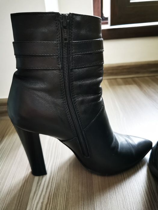 Botine dama piele naturala, căptușite,  39