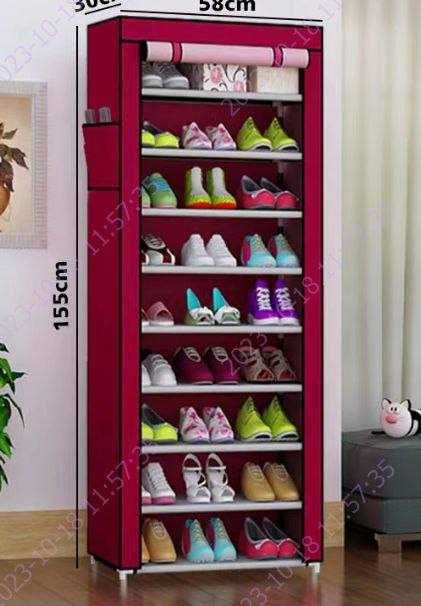 Тумба для обуви, тканевая, складная