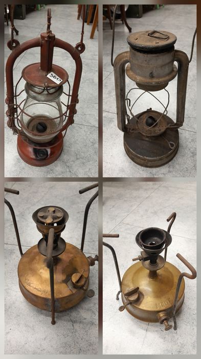 Керосиновые лампы эпохи СССР.