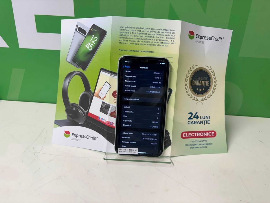 Apple iPhone XR 128GB [B.62167 - Tatarasi] Garantie 2 ani - 450 lei
