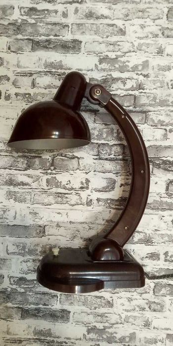 Карболитовая настольная лампа  СССР  1930-60 гг.