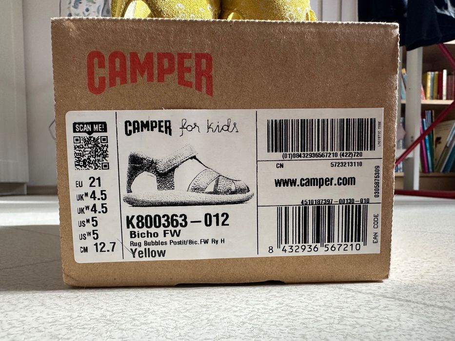 Детски сандали Camper, размер 21
