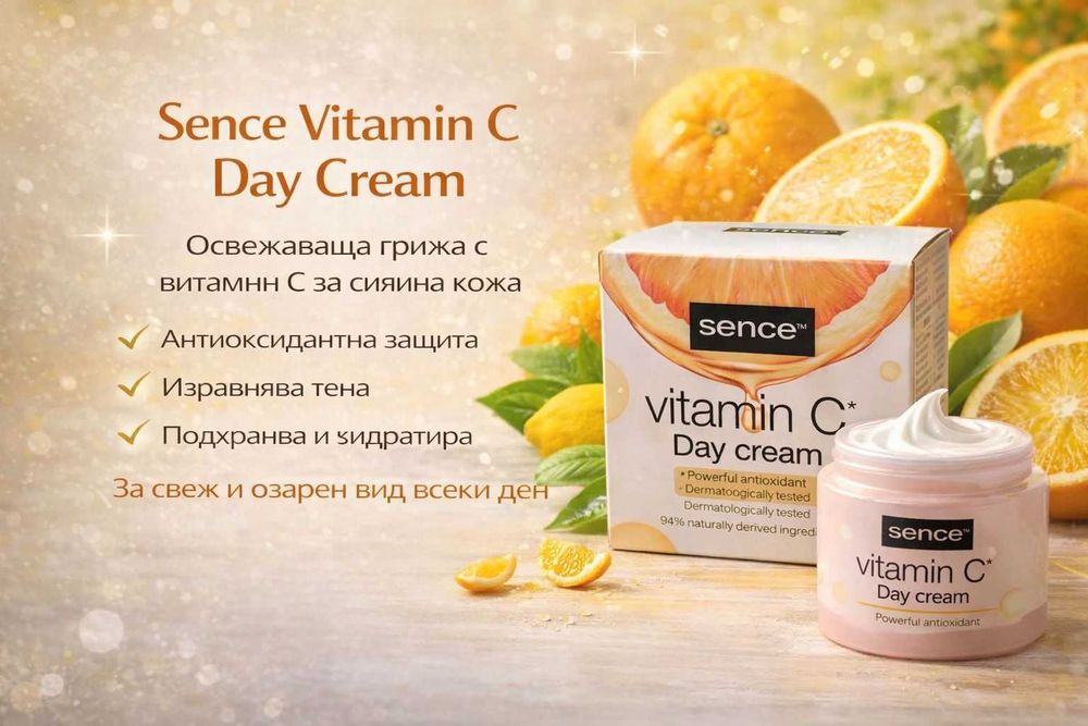 Sence Vitamin C Day Cream – сияйна и свежа кожа всеки ден