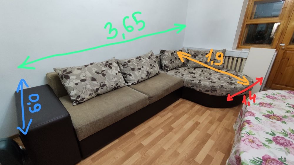 Продается диван с креслом