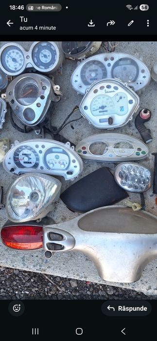 Piese Dinli,kymco xciting 500cc, aprilia scarabeo atlantic 500cc