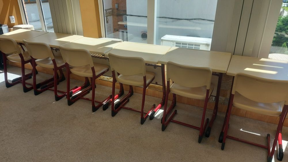 Mobilier scolar ERGONOMIC /profesional  clasele 1-8 set  20 buc.
