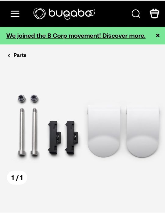 Bugaboo запчасти. Крепеж на ручки один комплект новый