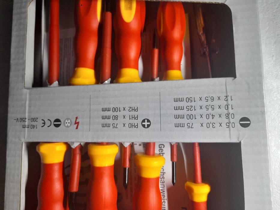 Set surubelnite Electrician izolate  8 piese MEISTERKRAFT GERMANY