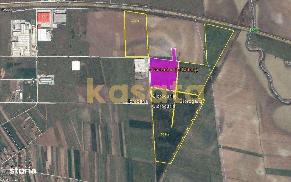 Teren Industrial de Vânzare – Km 21, Autostrada București - Pitești