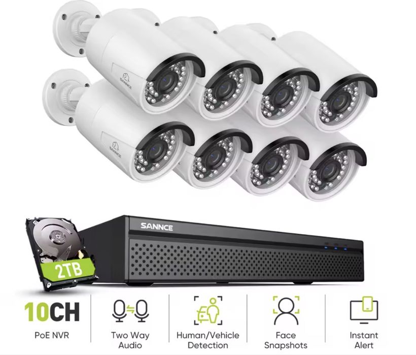Vindem si Montam Camere Supraveghere Video KIT Complet 4/8/12 CAMERE
