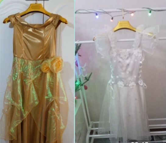 Платье нарядное для ПРАЗДНИКА 2 ШТУКИ