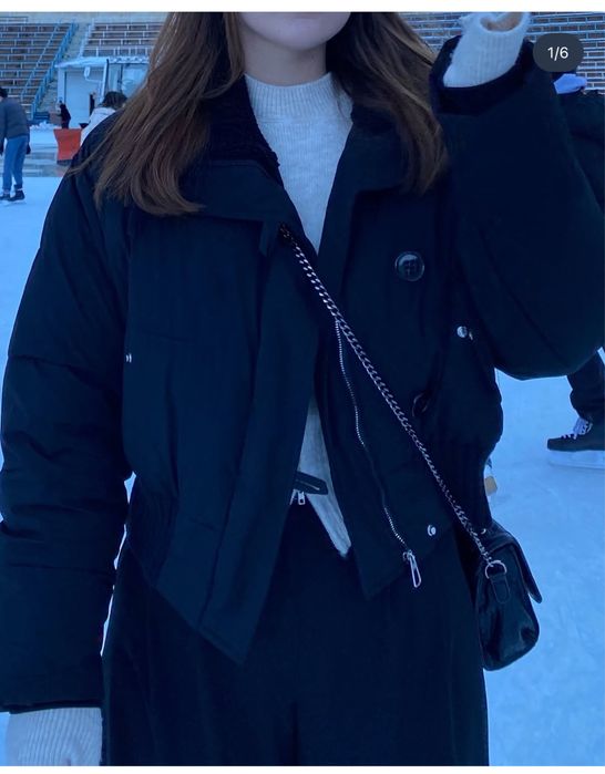 укороченная зимняя куртка