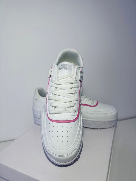 Nike AF1 alb cu roz