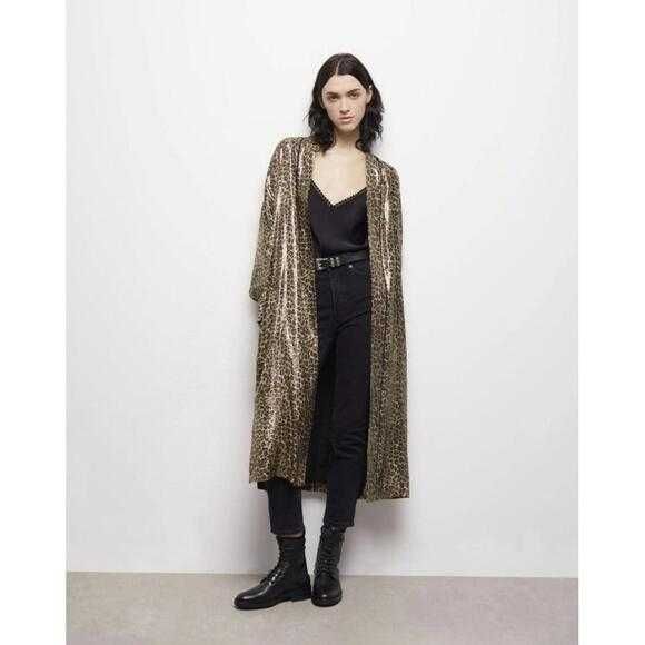 Тhe KOOPLES кимоно с леопардов принт