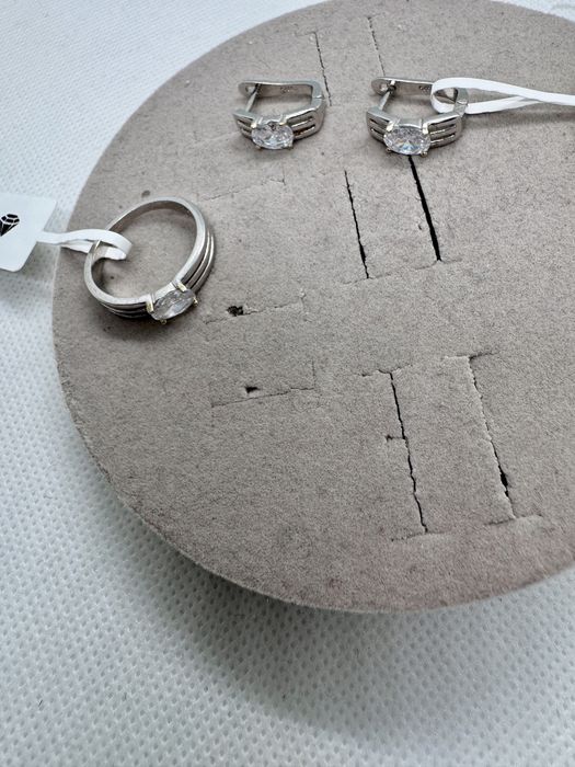 Новый серебреный набор