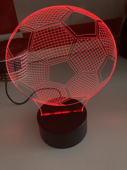 Veioza 3D in 8 culori