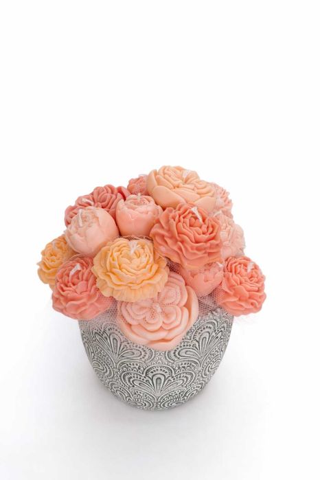 Ръчно направени соеви свещи