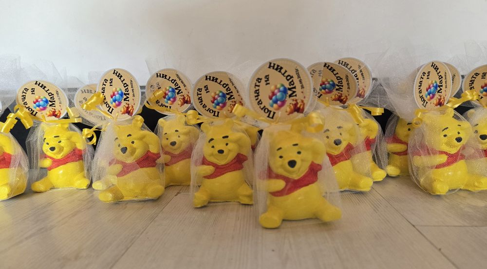 •Гипсови подаръчета за гости•С опаковка и панделка•Персонализирани•