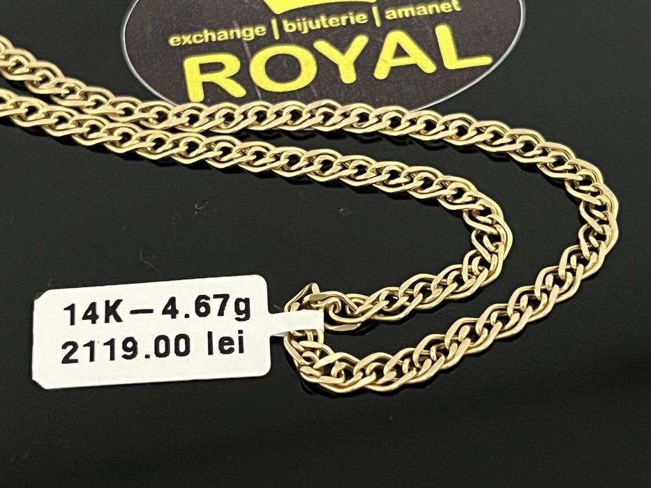 Bijuteria Royal CB : Lant aur 14k 585  4,67 gr