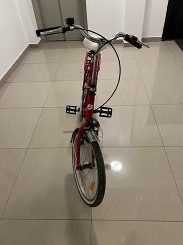 Bicicletă pliabilă Bottari Roma – Pliabilă, roșie, stare foarte bună