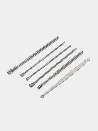 Оригинальный набор средств для чистки ушей, 6 прибров в 1 комплекте