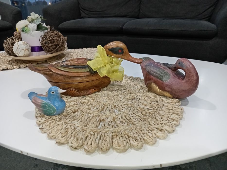 Cadou vintage  /Rata lemn mandarin -