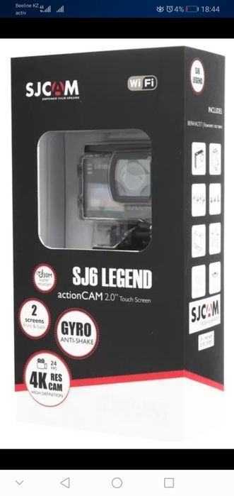 Экшен камера SJCAM SJ6 legend black