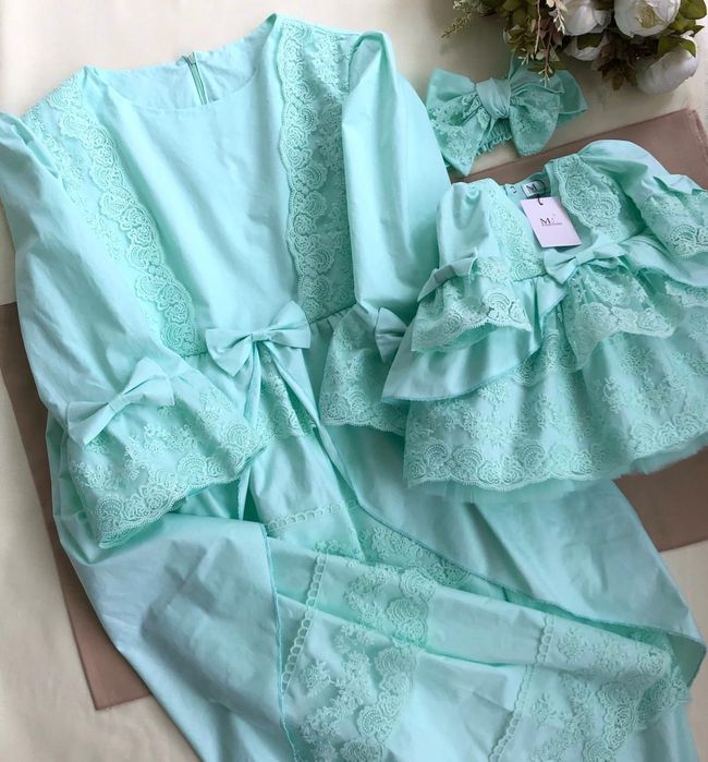 Продам платье мама с дочкой