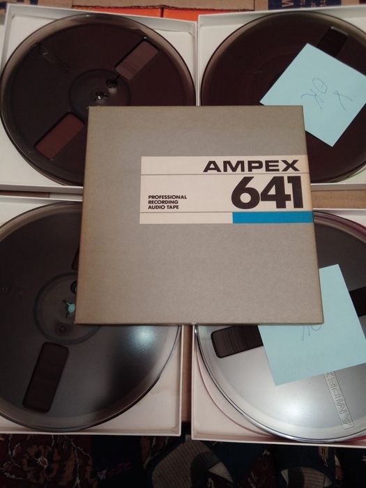 Lot 5buc benzi magnetice AMPEX PRO 641