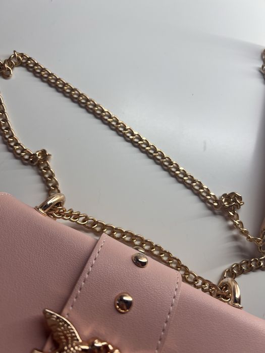 Pinko Love Bag – Розова чанта с верижка