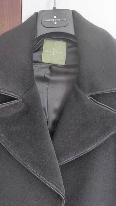 Palton negru damă Roberto Verino