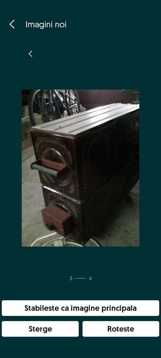 Vând sobă de teracotă electrică