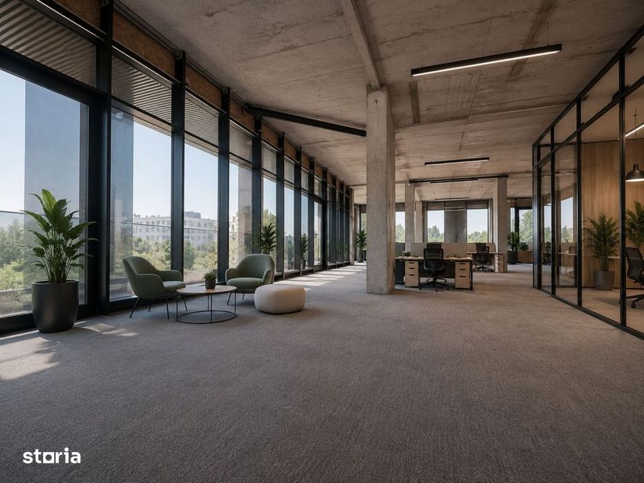 Spatiu de birouri premium de 1.200 mp | Etaj integral | 20 locuri de p